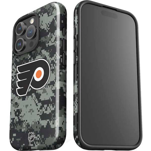 NHL Philadelphia Flyers Camo iPhone 16 Pro Impact Case